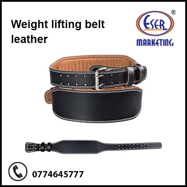 Weight Lifting Belt Leather - Eser Marketing Fitness (Pvt) Ltd