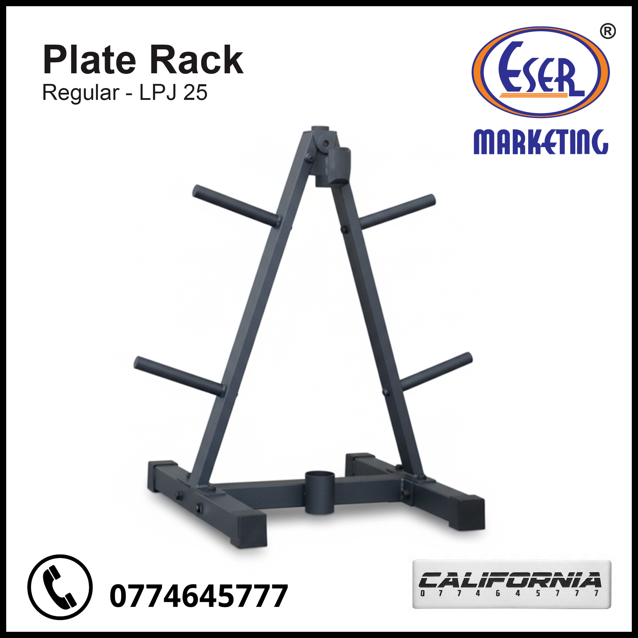 California - Plate Rack - Regular LPJ 25