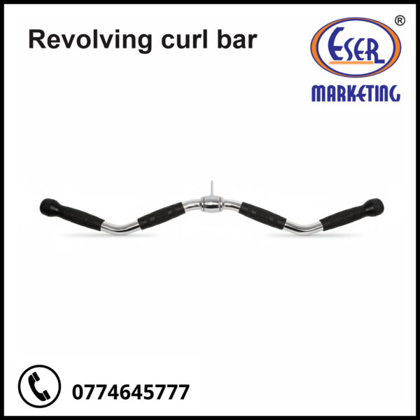 Revolving curl bar