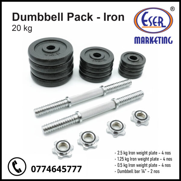 Dumbbell Pack Iron - 20kg