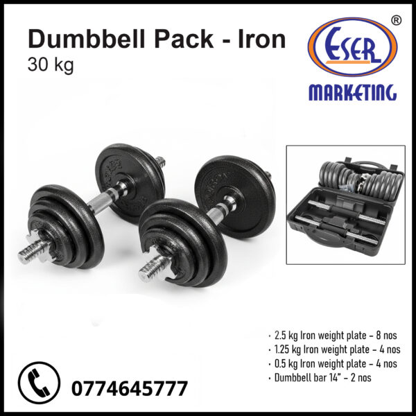 Dumbbell Pack [Iron] – 30kg