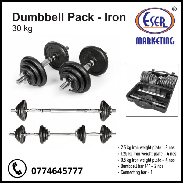 Dumbbell Pack [Iron] – 30kg