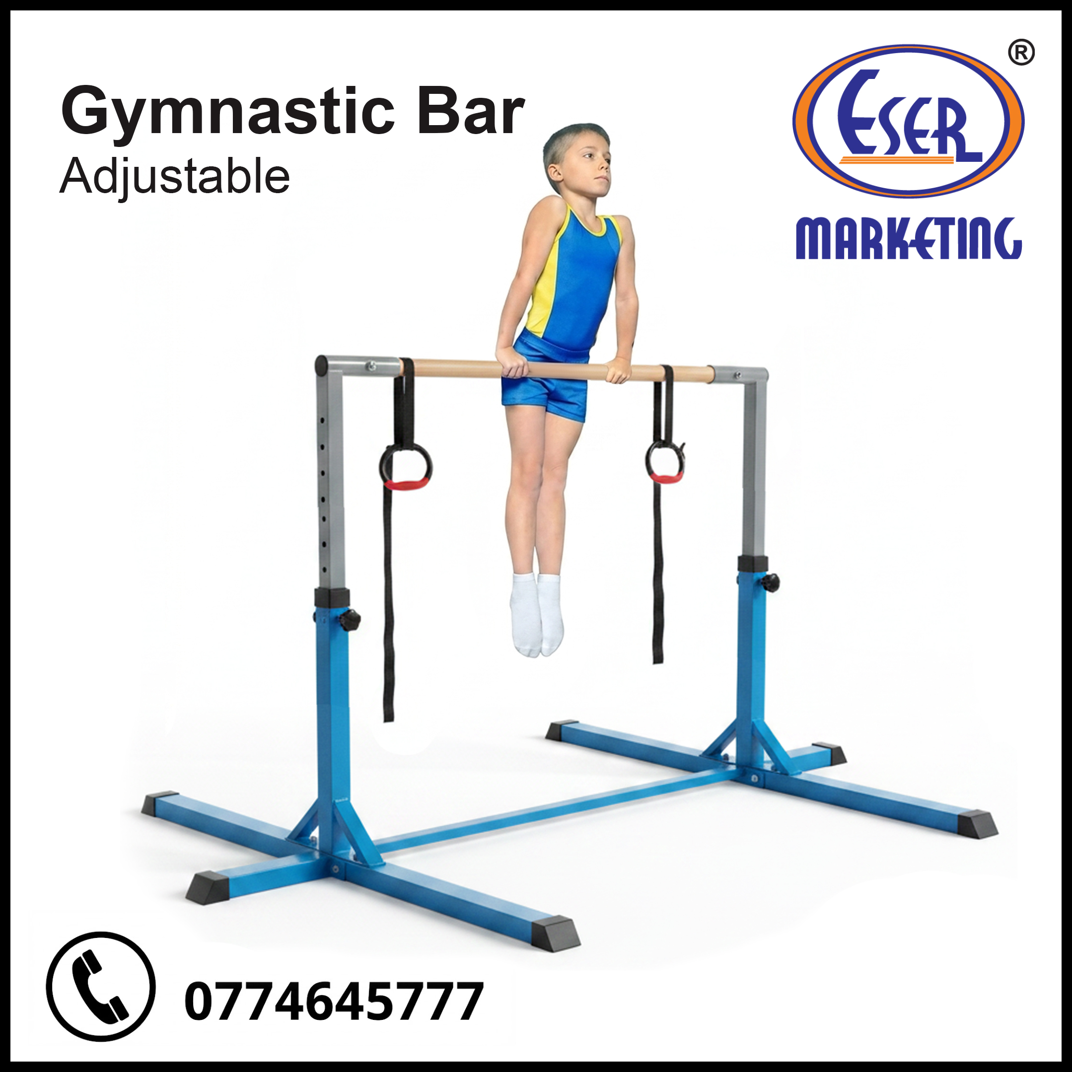 Gymnastic Bar - Adjustable